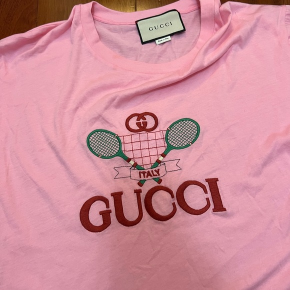 GUCCI Tennis Logo T Shirt - Picture 5 of 8